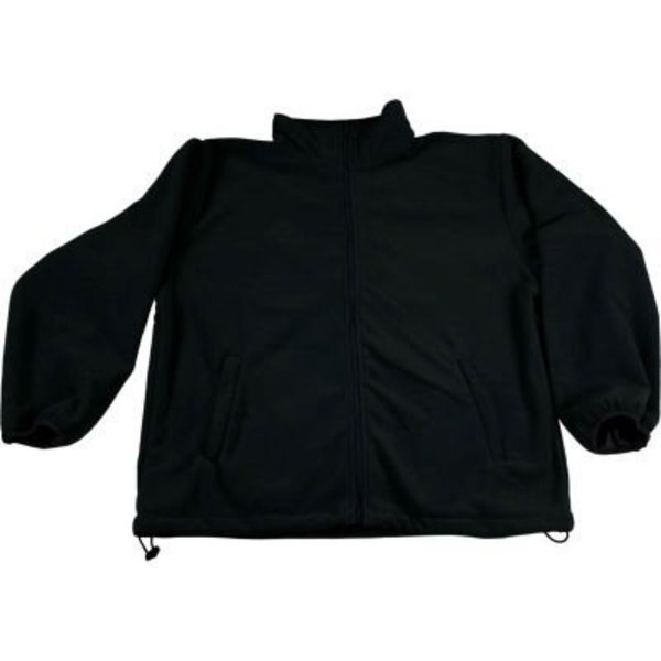Petra Roc Fleece Work Jacket W/2 Zipped Slash Pockets, Elastic Cuffs, Black, Size M, Petra Roc Inc, Mfr#: BSW-S1-M